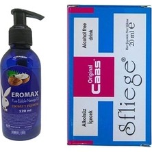 Karahanbey Eromax Sfliegedamla 20 ml + 120 ml Hindistan Cevizi Aromalı Yenilebilir Masaj Yağı
