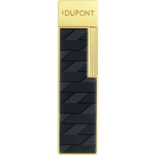 S.t. Dupont Monogram 1872 Twiggy Black Çakmak 30079