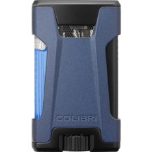 Colibri Rebel Navy Blue Çiftli Torch Alevli Puro Çakmağı