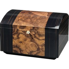Morici Collection Italy Handmade Çekmeceli Küllüklü Humidor Puro Kutusu Sandık- Opera Collection- Tobacco Leaf