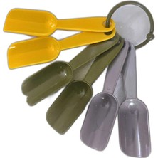 Vi Caro 4 Adet Mini 6'lı Renkli Plastik Baharat Küreği Baharat Kaşığı