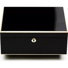 Adorini Milan Deluxe Humidor – Parlak Siyah 75S
