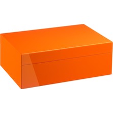 Morici Collection Italy Handmade Humidor Puro Kutusu - Roma Collection- Orange- 50's