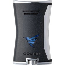 Colibri Slim Siyah/krom Tek Alevli Puro Çakmağı