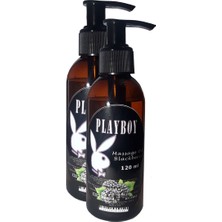 Karahanbey Playboy Blackberry Flavored Massage Oil Böğürtlen Aromalı Vücut Masaj Yağı 120 ml 2 Adet