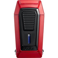 Colibri Quantum Red Üç Torch V-Cut Kesicili Puro Çakmağı