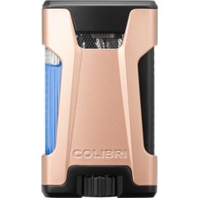 Colibri Rebel Rose Gold Çiftli Torch Alevli Puro Çakmağı