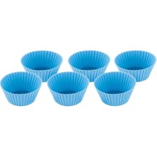 Vi Caro Silikon Küçük Boy 6'li Kek Muffin Jöle Kalıbı