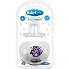 Karahanbey Babytime Silikon Damaklı Koruyucu Kapaklı Mat Gövdeli Emzik N.1 BT137-1