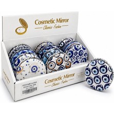 Just Cheap Store Yuvarlak Taşlı El Aynası Kalın ALK5910