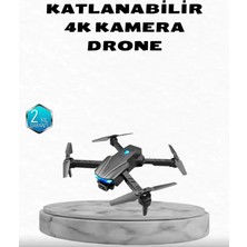  wi-fi bağlantılı 4k drone katlanabilir ve 360° takla özellikli