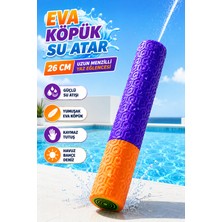 Yıldırım Oyuncak Eva Köpük Su Atar 26 cm – Süngerli Su Pompası Uzun Menzilli Havuz Deniz Plaj Yaz Oyuncağı 3+ Yaş