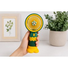 Atamer Grup Şarjlı Mini El Vantilatörü USB Şarjlı Taşınabilir Masaüstü Fan Tek Kademeli Pango Mini Fan