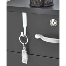 lawrenceshop 6’lı Pratik Mini Askı Dolap Içi Aksesuar Askısı Mutfak Banyo Askısı