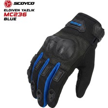 Scoyco MC236 Yazlık Eldiven  Neopren Kumaş ile Full Plastik Koruma Özellikli