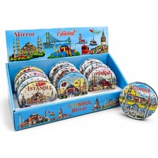 Just Cheap Store Taşlı Istanbul Temalı Ince El Aynası ALK5821