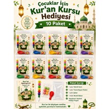 Emrah Gültekin Çocuklar Için Kur'an Kursu Hediyesi 10 Paket Yumurtlayan Kalem Balon Şekerli Hediye Seti