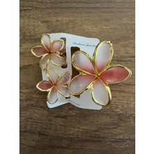 Gülümse Gel Çocuk 3'lü Lotus Çiçeği Mandal Toka Kıskaçlı Toka Büyük Boy Küçük Boy Renkli Rengarenk