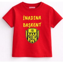 Rabona Fashion Ankaragücü Inadına Başkent Özel Tasarım Çocuk Tişörtü