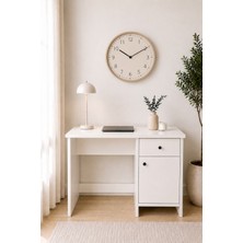 Mobix Home MK75 Çalışma Masası Çekmeceli ve Kapaklı Beyaz