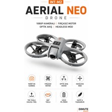 Dimute Shop Int-M2 Aerial Neo Drone 1080P Kameralı Fırçasız Motor Optik Akış Headless Mod