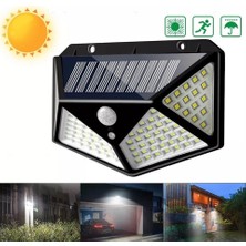 Sanal Ucuzcum 36 100 Ledli Güneş Enerjili Su Geçirmez Hareket Sensörlü Aydınlatma Lambası Enerji Tasarruflu