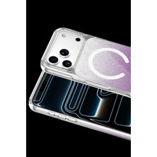 Mudanis Onegif Apple Iphone 17 Pro Sora Simli Magsafe Kapak - Mor
