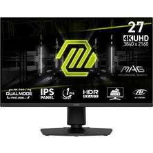 MSI Outlet Msı Mag 275UPD E14 27"  4K 144HZ Fhd 288HZ 1ms IPS Panel Gaming Monitör
