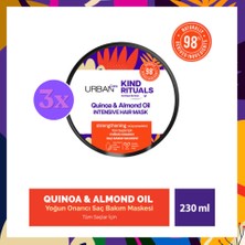 Urban Care Kind Rituals Kinoa Almond Oil Saç Bakım Maskesi 230 ml - 3 Adet