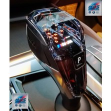 Ces Auto Bmw F32 Uyumlu Kristal Işıklı Vites Topuzu / Start Stop / I-Drive 3 Parça Set