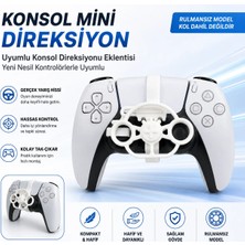 Memania Co Ps5 Oyun Konsol Direksiyonu (RULMANSIZ KURULAN MODEL)- Ps5 Mini Oyun Konsol Direksiyonu - Dualsense Oyun Direksiyonu
