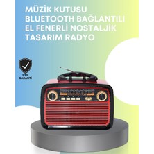 Mercora Tech Taşınabilir Bluetooth Hoparlör – Modern Teknoloji ile Nostaljik Radyo Deneyimi, Fm/am Fonksiyon