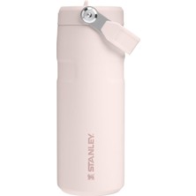 Stanley Iceflow™ Aerolight™ Flip Straw 2.0 Pipetli Su Şişesi, 0.47 L, Pembe Kuvars (Rose Quart