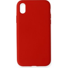 Raftan Topla Iphone Xr Kılıf Nano Içi Kadife Silikon - Kırmızı