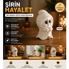 Memania Co Mucizevi Şirin Hayalet Figür – Ev Dekorasyonu 3D Masa Üstü Süs Eşyası Şekillendirme Tarağı