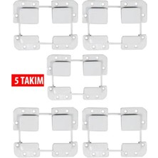 Sineklik İzmir 17*25 Sineklik Bağlama 4lü Papuç Beyaz 5 Takım