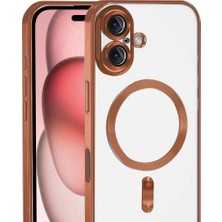 Raftan Topla Iphone 17 Kross Magneticsafe Kapak - Turuncu