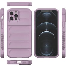 Raftan Topla Iphone 12 Pro Kılıf Optimum Silikon - Mor