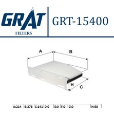 Polen Filtresi Karbonlu Grat GRT15400/C Golf Jetta Passat Oem 1K1819653B