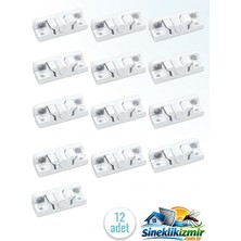 Sineklik İzmir 17X25 Sineklik Çıt Çıt Beyaz 12 Adet