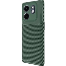 Raftan Topla Infinix Smart 9 Kılıf Auto Focus Karbon Kapak - Koyu Yeşil