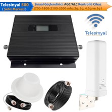 Telesinyal 500 5g 5 Bant Gsm Telefon Sinyal Güçlendirici Cihaz ( 700 / 1800 / 2100 / 3500 Mhz / N78 Mhz)