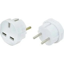 Moyvera Ingiliz Priz Dönüştürücü - Yeni Model Seyahat Tipi Universal Çoklu Priz Adaptörü