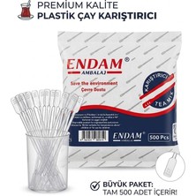 İsopack Plastik Çay Karıştırıcı Çay-Kahve Kullan At