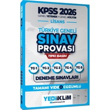 Anla Kazan Yayınları Yediiklim 2026 Kpss Lisans Gy Gk Türkiye Geneli Video Çözümlü Denemeler