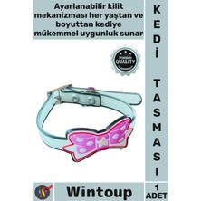 Wintoup #tasma Ayarlanabilir Yumuşak Antibakteriyel Dayanıklı Şık Konforlu Evcil Hayvan Silikon Kedi Tasması