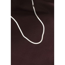 GV Home Mey Ithalat® 316L Çelik Gümüş Renk 60 cm Italyan Zincir Kolye