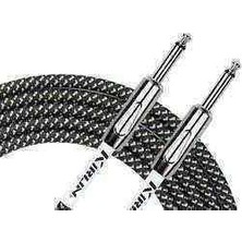Kirlin Cable IWCX-201PN  3mt Örgülü Enstruman Kablosu - Siyah