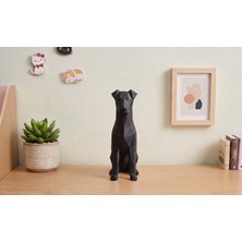 3D Baskı Geometrik Köpek Figürü - Modern Masaüstü Dekoratif Obje