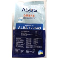 Asos Tarım – Alba 12-0-43 - 1 kg - Hızlı Etki, Güçlü Gelişim